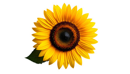 Obraz premium Close-up of a vibrant, full-bloomed flower with bright yellow petals against a dark backdrop