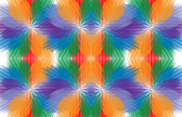 ikat pattern figure tribal  geometric ethnic oriental pattern traditional on background.Aztec style,embroidery,abstract,vector illustration.design for texture,fabric,clothing,wrapping,carpet.