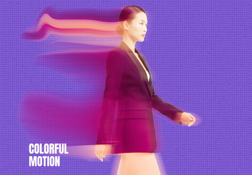 Colorful Motion Photo Effect