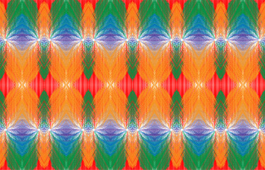 ikat pattern figure tribal  geometric ethnic oriental pattern traditional on background.Aztec style,embroidery,abstract,vector illustration.design for texture,fabric,clothing,wrapping,carpet.