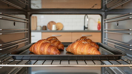 Croissant alla colazione del mattino