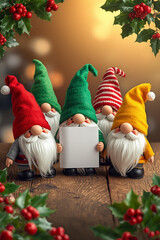 Santa Claus and Christmas tree