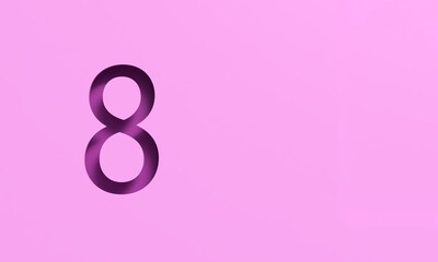 8 eight day date march month pink violet color background wallpaper copy space sign symbol happy woman day 8 eight day date march female lady girl her fight happy woman day celebration festival event