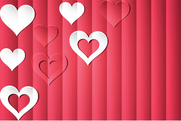 valentines day background... red hearts background