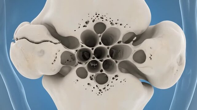 3D Visualization of Osteoporosis Bone Loss and Fracture Risk