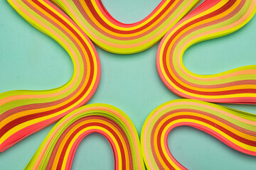 abstract colorful background with circles
