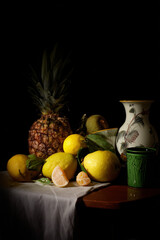 still life with fruits