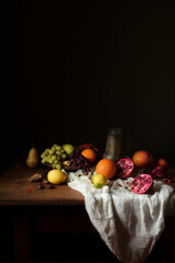 still life with fruits