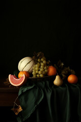 still life with fruits