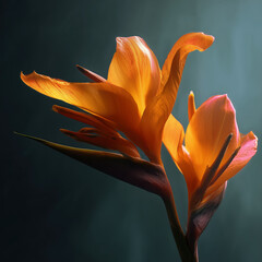orange lily flower