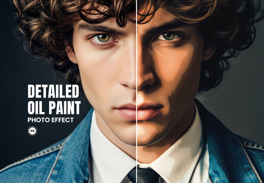 Detailed Oil Paint Photo Effect