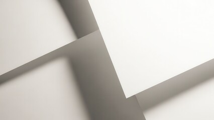 Abstract Geometric White Paper Overlap image photo