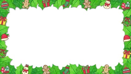 Christmas frame animation - Powered by Adobe