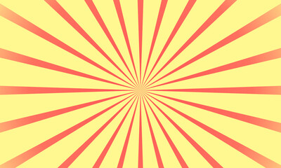 Sunburst Background Template Vector