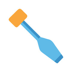 Screwdriver graphic element with minimalist design on black background
