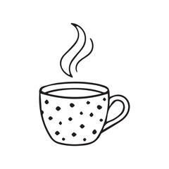 Cup Line Art Vector
