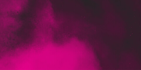 Obraz premium Abstract ash cloud and smoke texture in dark background. Hand-drawn bright pink gradient abstract watercolor splashed on the paper. peeling surface of wall in the form of abstract art .