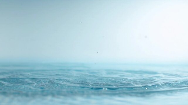 Blue water splash in the sea under sky video