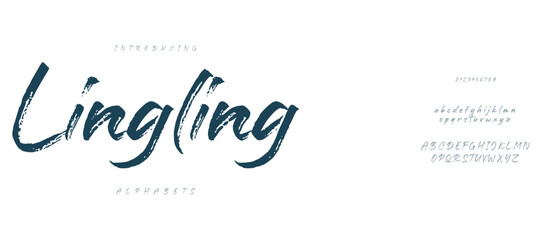 Creative simple modern urban alphabet font. 