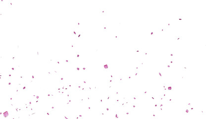 Falling pink rose petals png Isolated on Transparent Background. Pink rose petals falling, Scattered pink rose petals, ideal for wedding, valentine's day or beauty projects