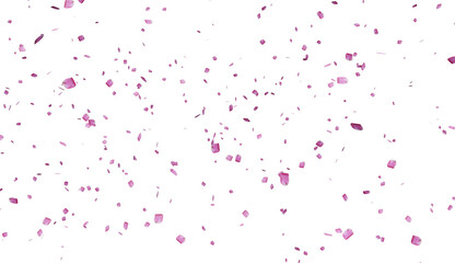 Falling pink rose petals png Isolated on Transparent Background. Pink rose petals falling, Scattered pink rose petals, ideal for wedding, valentine's day or beauty projects