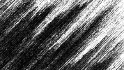 Abstract blackandwhite scratched grunge texture background for retro design concept