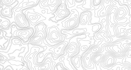 Abstract topographic contours map background. Topography lines and circles background. Topographic map Patterns. © Mst