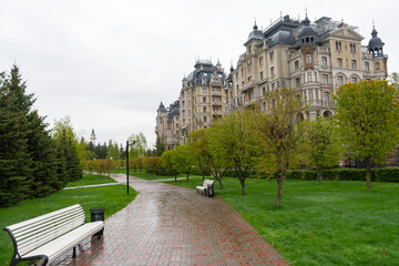 Buildings on Palace Square in Kazan.
