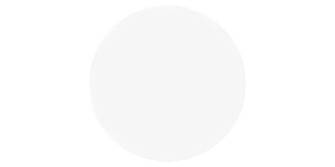 Glossy transparent glass button in a circular shape, floating on a transparent background. Smooth frosted glass texture with soft blur, subtle highlights, and realistic light reflections.