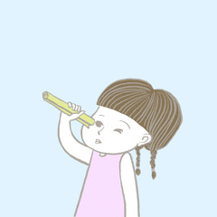 LittleZen is using the paper telescope