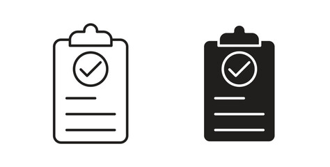 Result icon symbol. Vector EPS 10. line and glyph icon