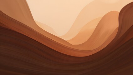 Abstract earth tones flowing waves background