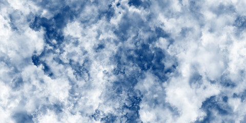 Obraz premium View white cloud with blue sky watercolor, cloudscape and blue sky in background, beautiful white clouds and blue sky high definition skyscraper with grunge texture for background.