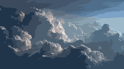Cloudscape illustration