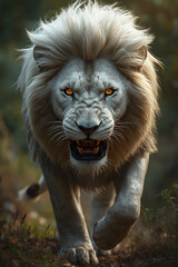 portrait of a lion