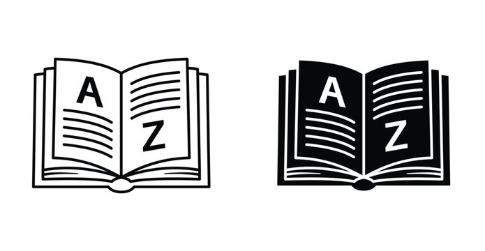 Terminology icon graphic design. Vector icon illustrations