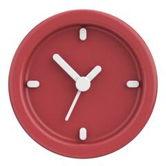 3D Illustration Of The Clock.