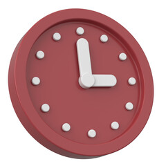 3D Illustration Of The Clock.