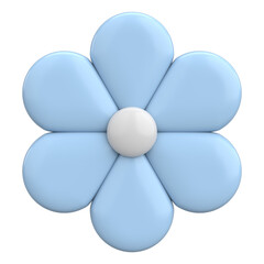 3D Illustration Of The Flower.
