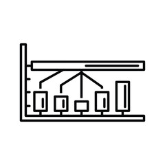 Data Distribution Bar Chart Icon
