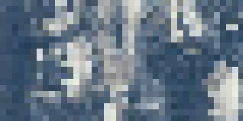 Mozaic pixel art gradient grey and other multi color squares abstract for background. modern
