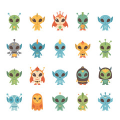 Cute Alien Icon Design Very Cool