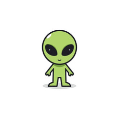 Cute Alien Icon Design Very Cool