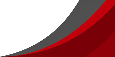 Vector red line background curve element with white space for text and message design, overlapping layers, vector
