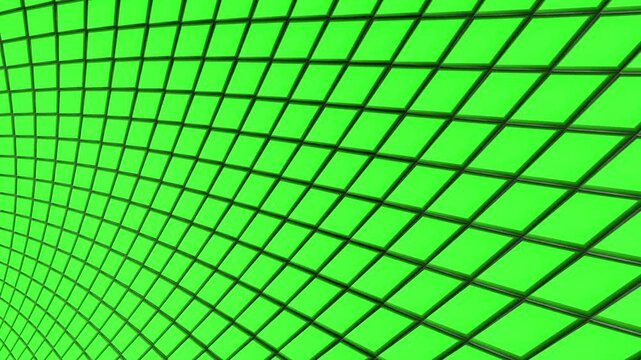 Green 3D Diamons Loop Ready