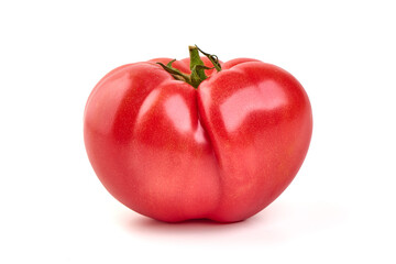 Heirloom Tomato, Isolated on White Background