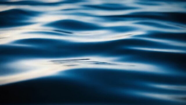 Video A detailed view of the surface of a body of water