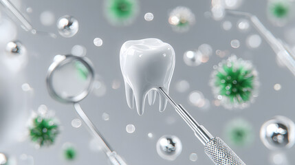 Dental health and hygiene concept