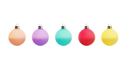 Row of colorful oval shaped christmas lights glowing against a black background