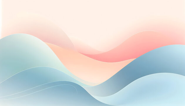 Dreamy Flowing Pastel Layers